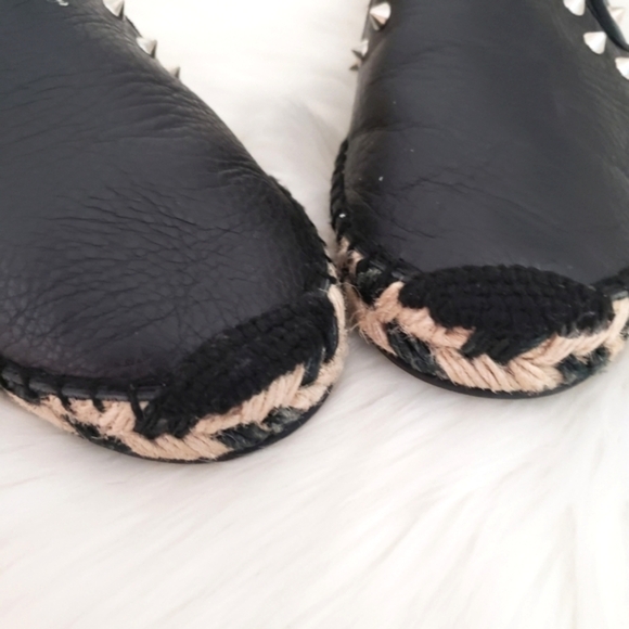 ASH Italia Zest Spiky Studded Espadrilles Size 37 - Picture 4 of 16